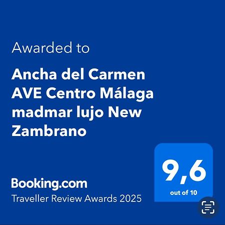 Ancha Del Carmen Ave Centro Malaga Madmar Lujo New Zambrano Apartment Exterior photo